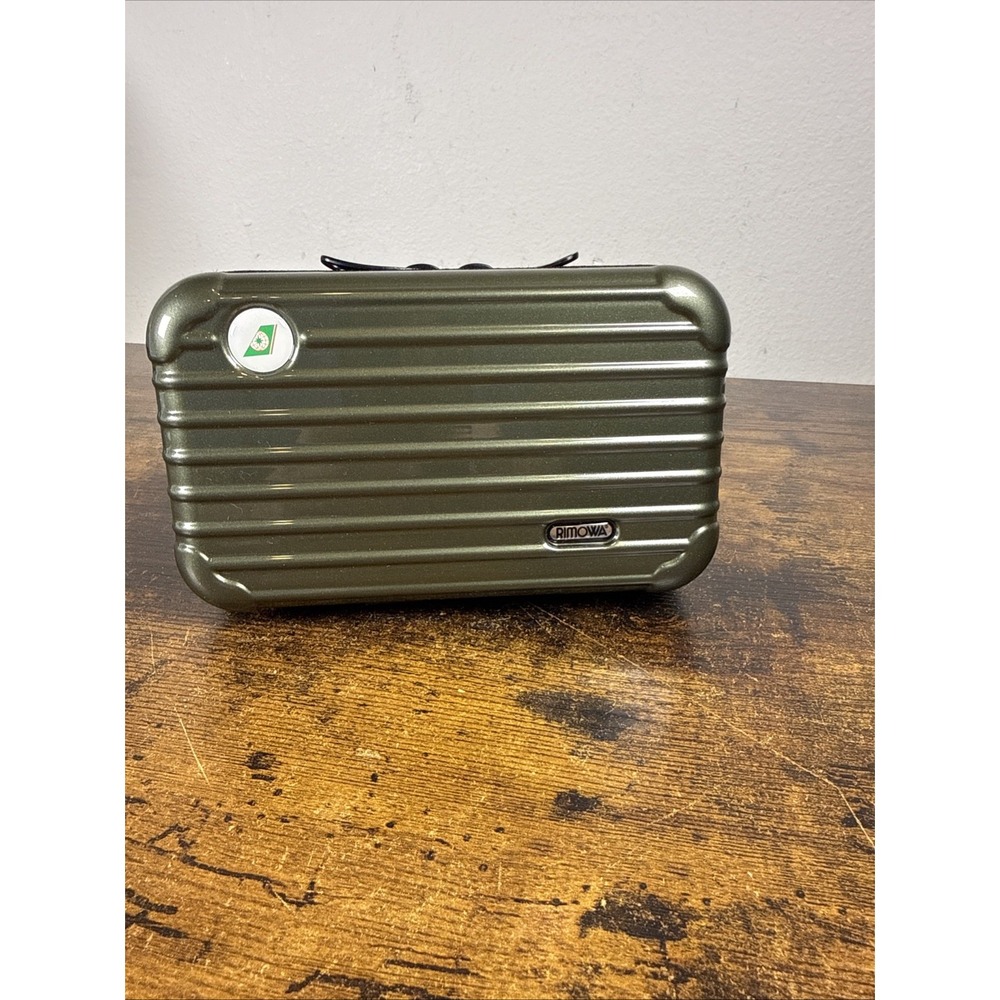 Rimowa × EVA Air First Class Amenity Hardcase Light Green Travel Toiletry Case